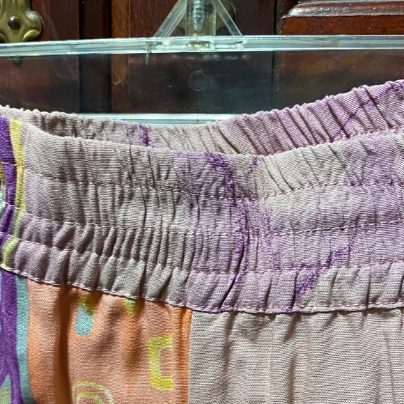 Silhouettes Vintage colorful Geometric Top and Capri Pants Set plus size 3X - Picture 8 of 16